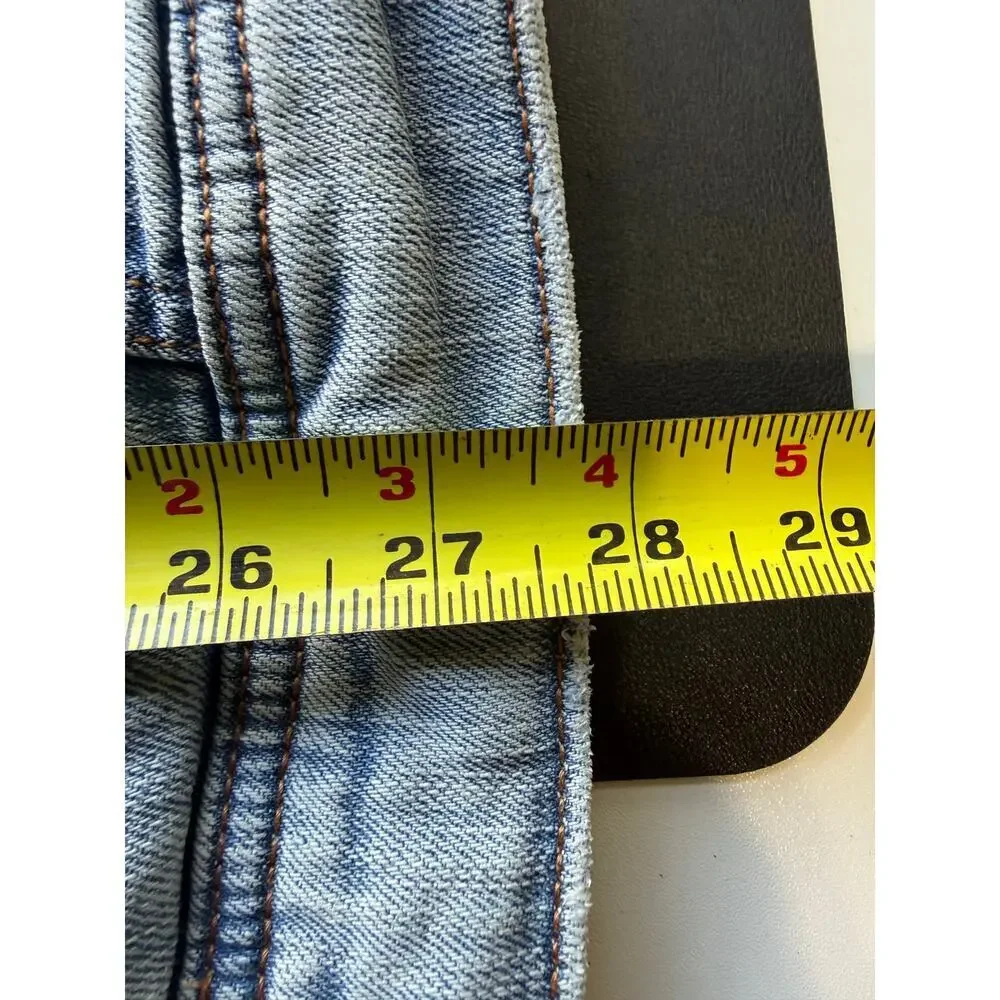 Hollister Y2K Sherpa Lined Denim Jacket With Hoodie Men Size XL